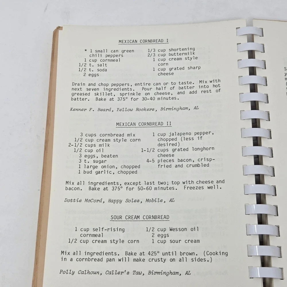 Vintage Taste Southern Cooking Recipe Book 1985 National Square Dance Convention